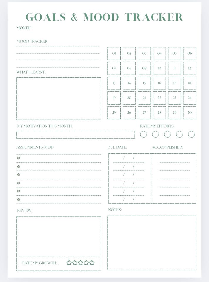 Student Midwife Planner